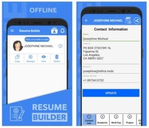 Resume builder free CV maker app curriculum vitae