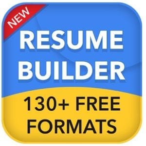 Resume builder free CV maker app curriculum vitae logo