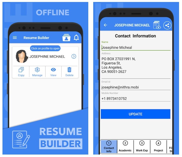 best resume builder app free