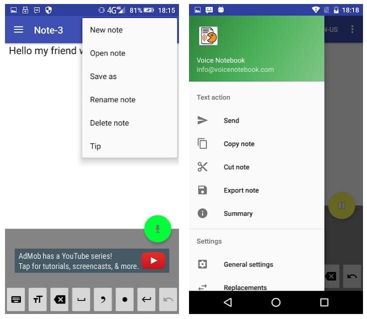 android apps voice to text on pdf