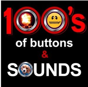 100's of Buttons & Prank Sound Effects logo