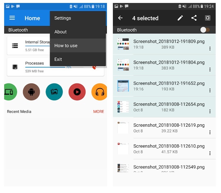 Bluetooth Files Transfer