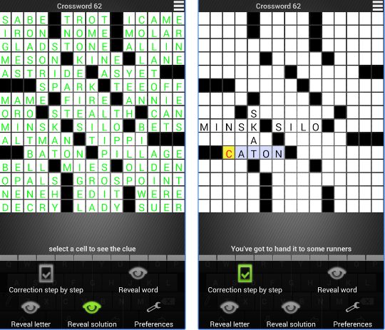 crosswords online mobile