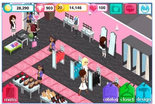 rich girl mall games free online