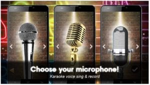 Karaoke voice sing & record