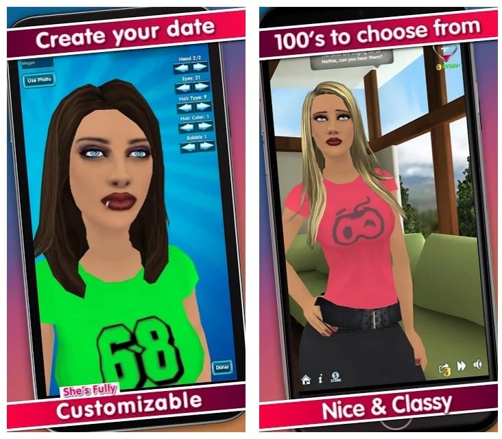 My Virtual Girlfriend app