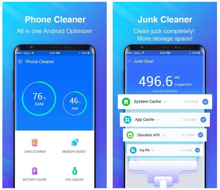 clean up android phone storage