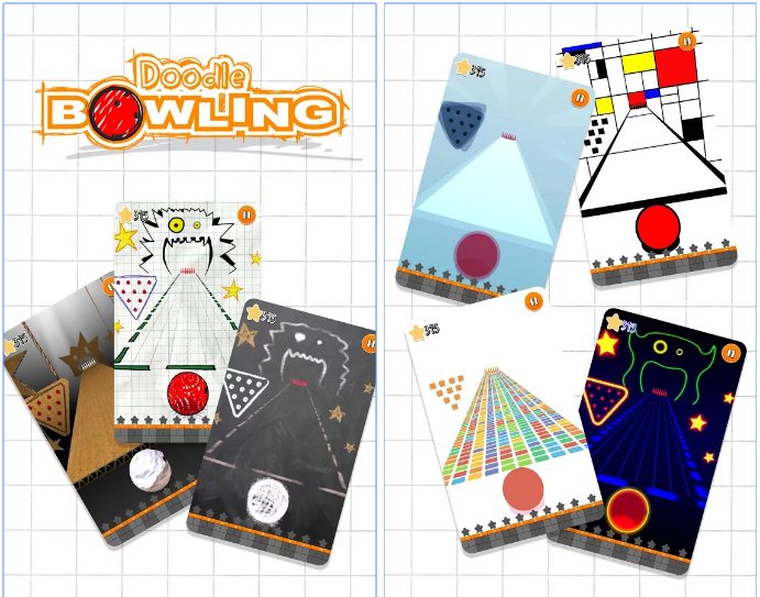 Doodle Bowling app