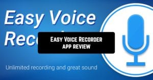 Easy Voice Recorder app