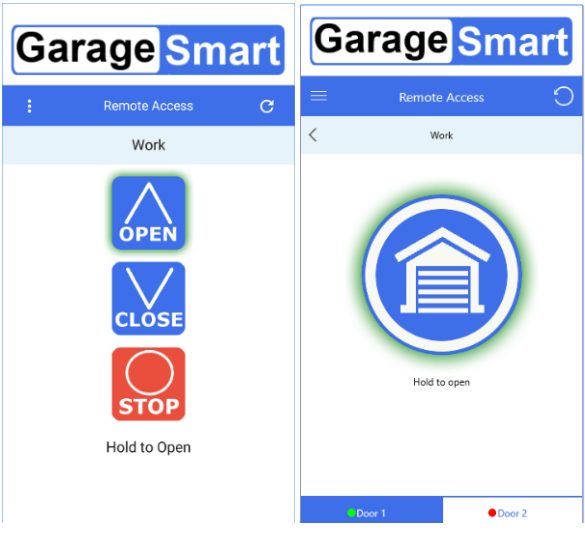 GarageSmart app