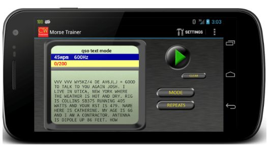 Morse Trainer for Ham Radio