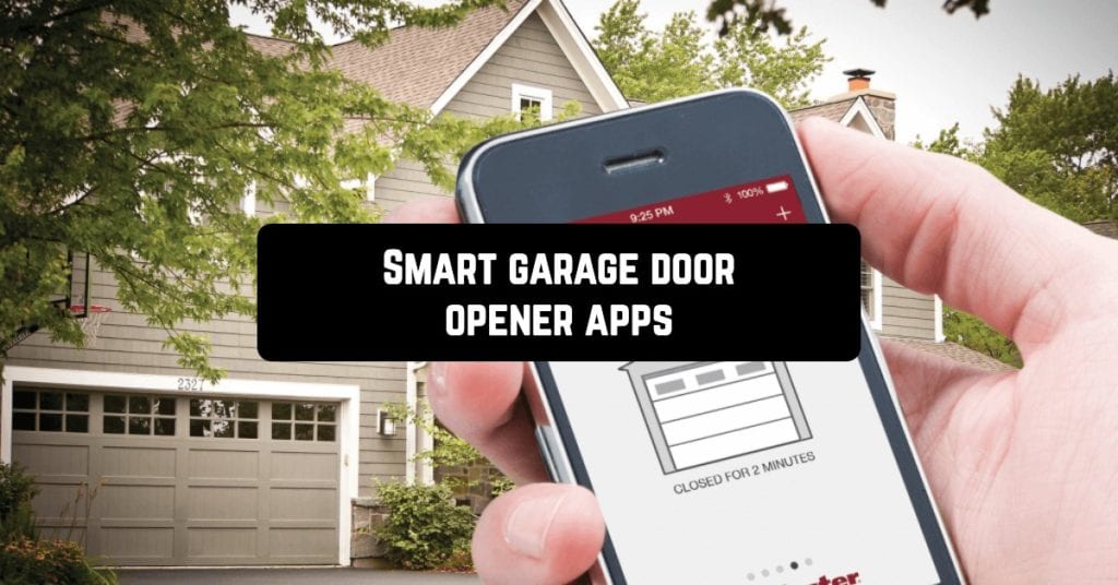Creative Linear Garage Door Opener Android App with Simple Design
