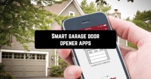 Smart garage door opener apps