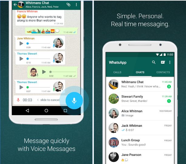 WhatsApp Messenger app