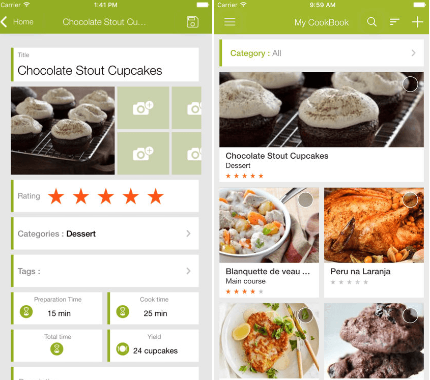 my recipe book app