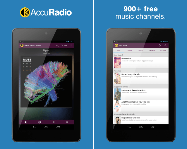 AccuRadio app