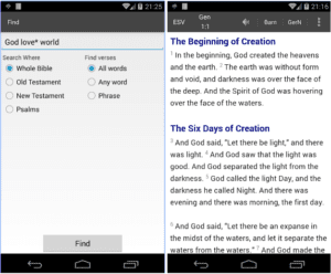 And Bible app