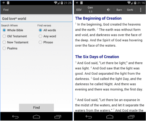 bible home app uninstall android