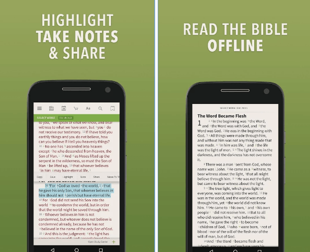 Bible by Olive Tree app