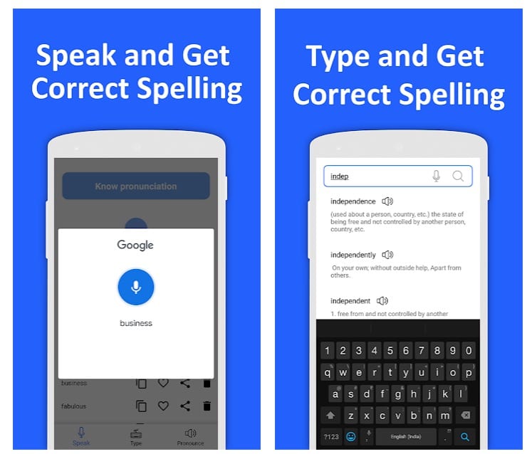 Correct Spelling (Voice-based Spelling checker)