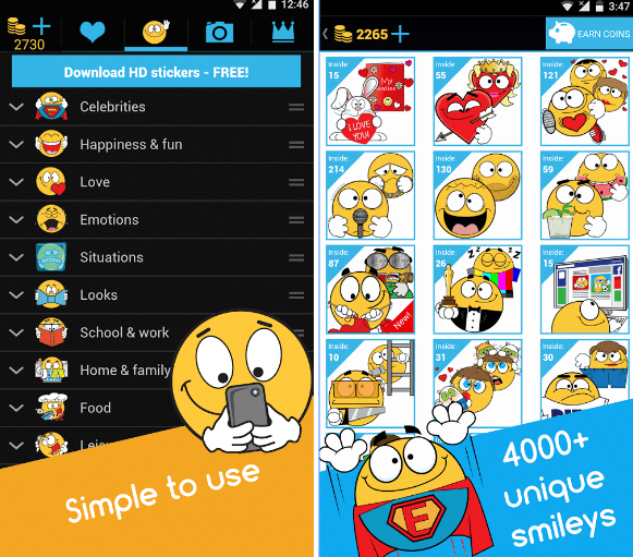 Emojidom emoticons app