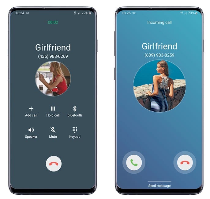Fake call girlfriend prank