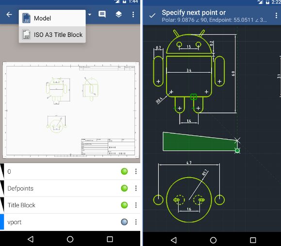 GnaCAD app