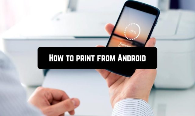 How to print from Android