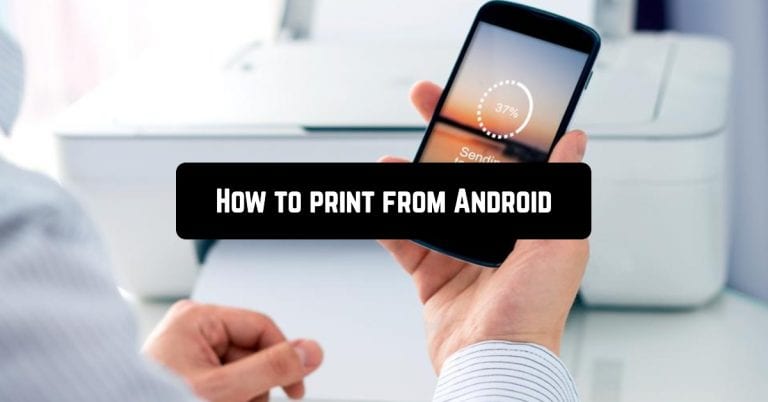 How to print from Android