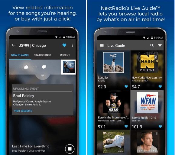 NextRadio app