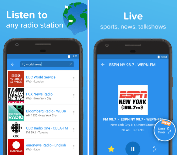 Simple Radio app