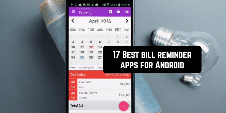 best bill reminders for android