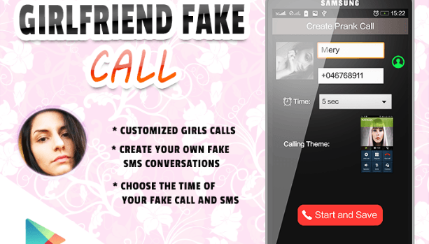 Virtual Girlfriend Fake Call