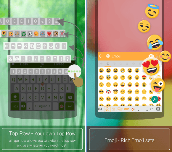 ai.type Free Emoji Keyboard app