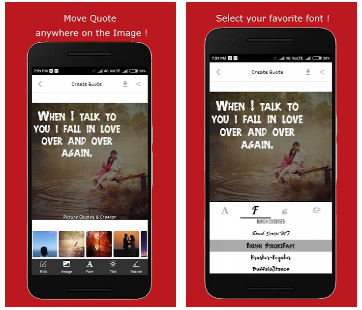 15 Best Quotes creator apps for Android | Androidappsforme - find and ...