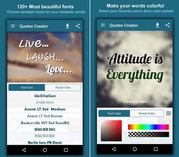 15 Best Quotes Creator Apps For Android Android Apps For Me Download Best Android Apps And More