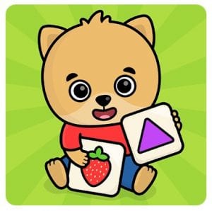 Baby flash cards for toddlers logo