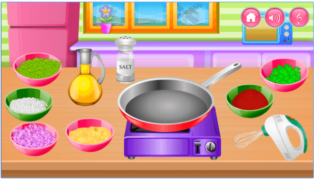 Cooking in the Kitchen app