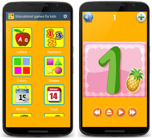Educational Games for Kids app