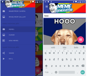 Meme Generator (old design) app
