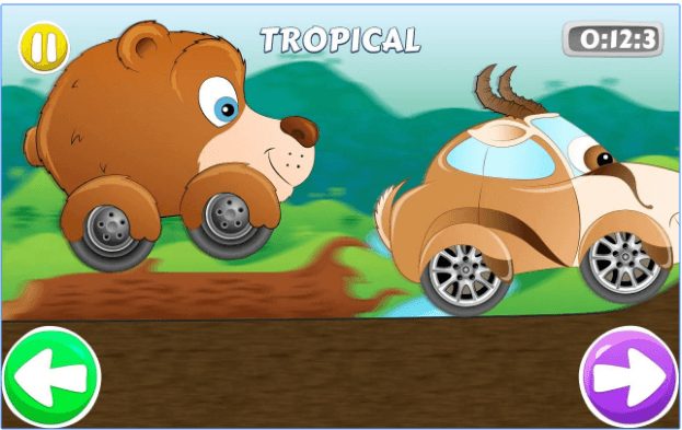 Speed Racing game for Kids app