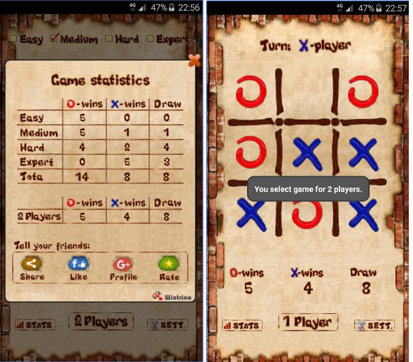 Tic Tac Toe app