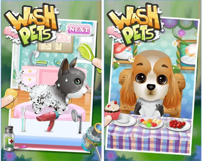 Wash Pets - kids games app