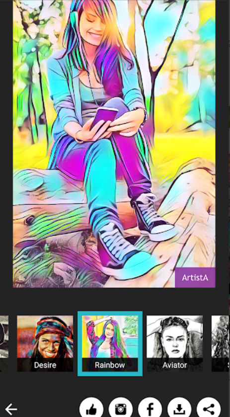 Artista Cartoon & Sketch Cam 1