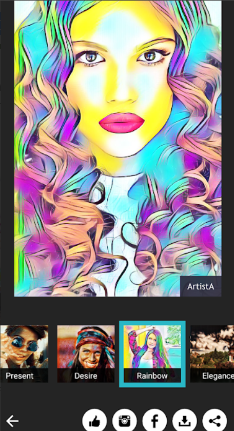 Artista Cartoon & Sketch Cam app