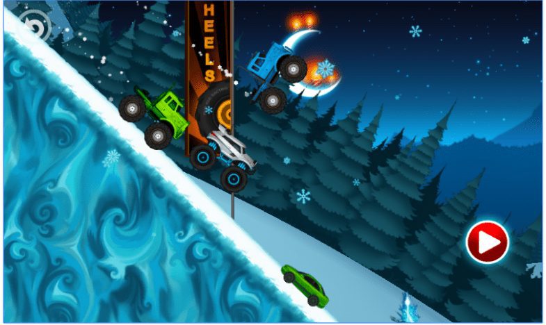Monster Truck Winter Racing app
