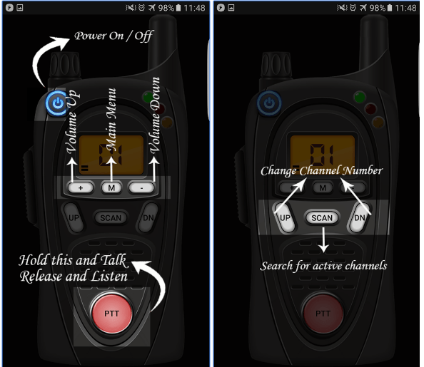 Online Walkie Talkie Pro app