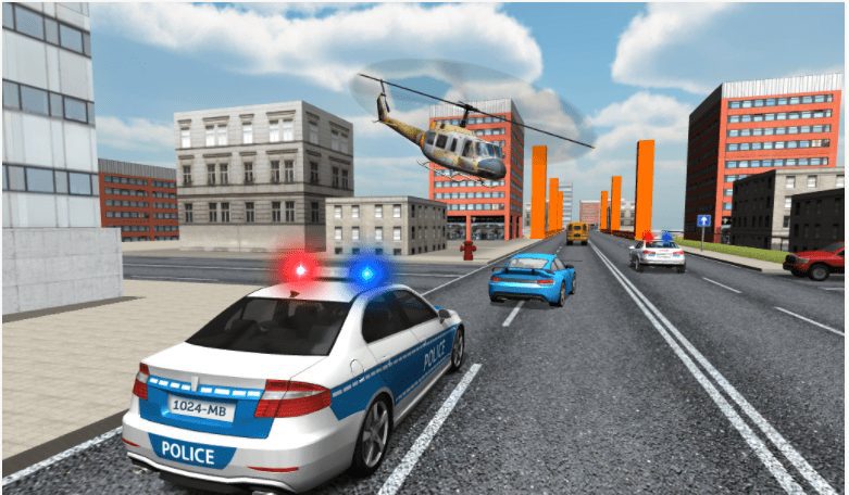Police Car Driver app