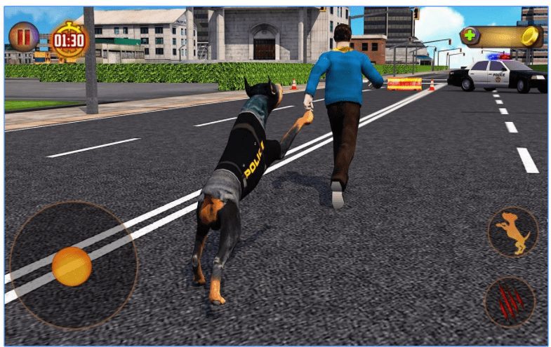 Police Dog Simulator 3D app