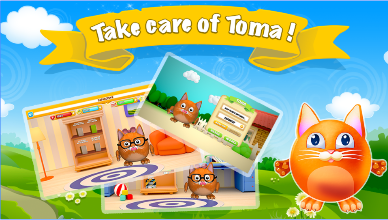 Toma talking Cat - Tamagotchi app